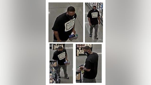 Police searching for man accused of spraying unknown substance on women in Baltimore County grocery stores