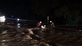 Georgia firefighters called heroes for dramatic swift water rescue