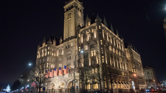 President Trump eyes hosting election night party at his DC hotel
