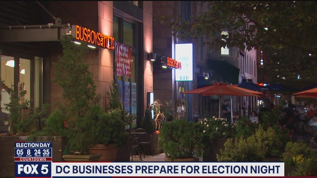 Some DC businesses prepare for potential Election Day unrest