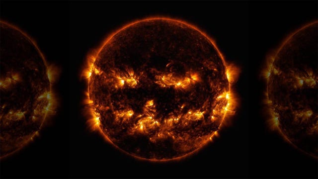 NASA image shows spooky 'Halloween' sun