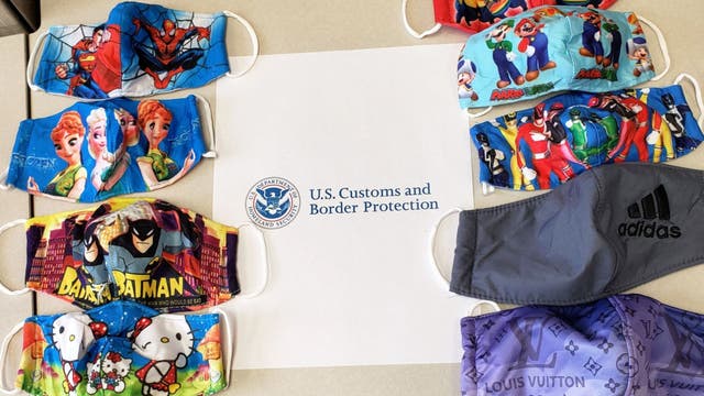US Customs seizes nearly 60K counterfeit facemasks