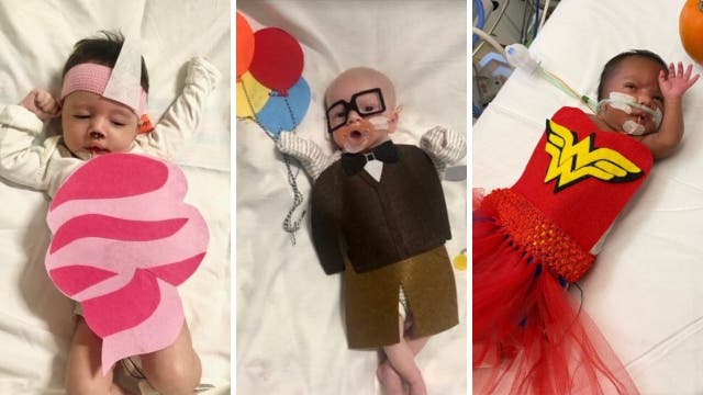 NICU babies at Children’s National Hospital dress up for first Halloween