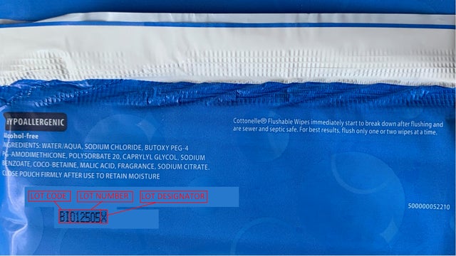 Cottonelle flushable wipes recalled over bacteria concerns