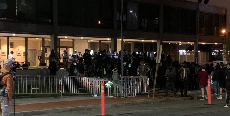 US Park Police confirm a laser was pointed at their helicopter during protests in DC this week