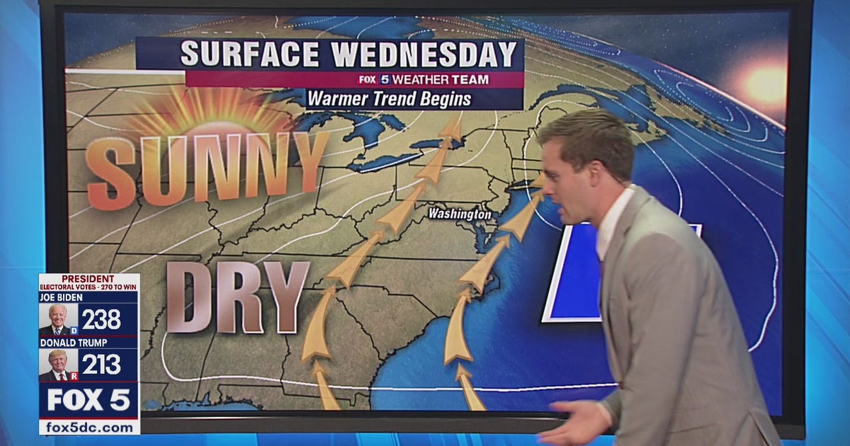 Cool and sunny Wednesday with temperatures in the 70s on the horizon ...