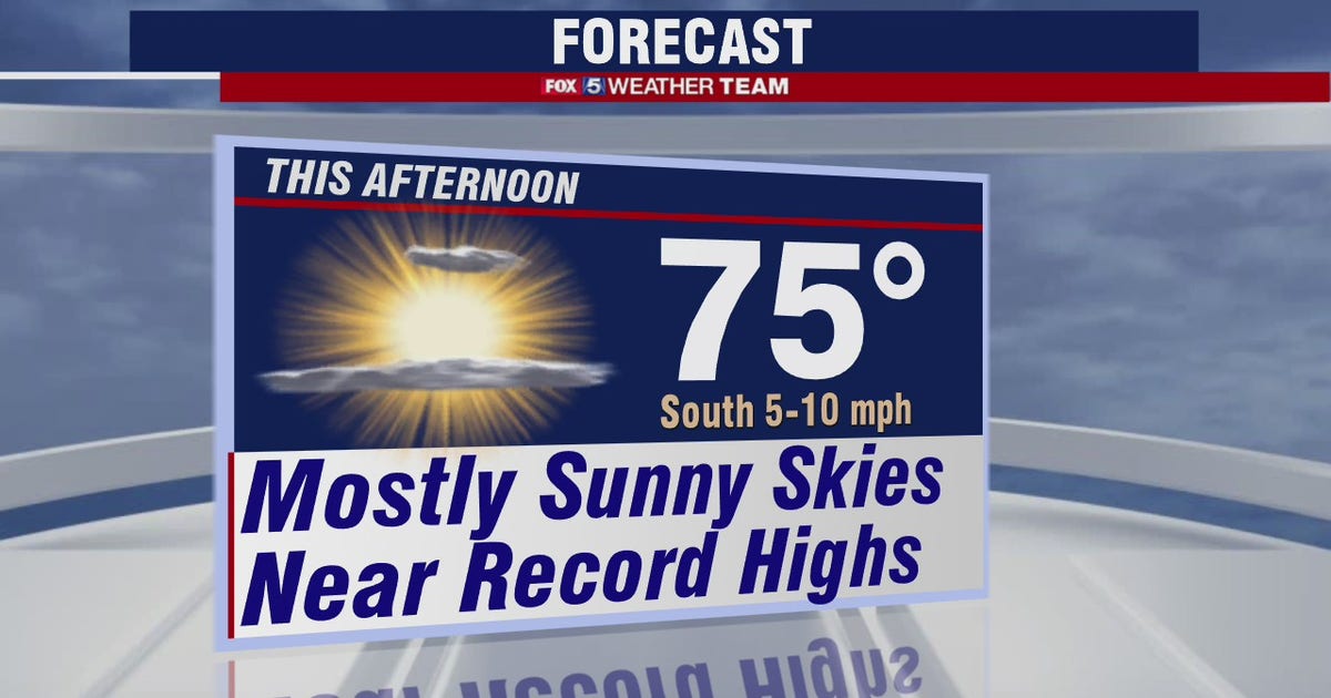 Sunny and warm Tuesday with highs in the mid-70s | FOX 5 DC