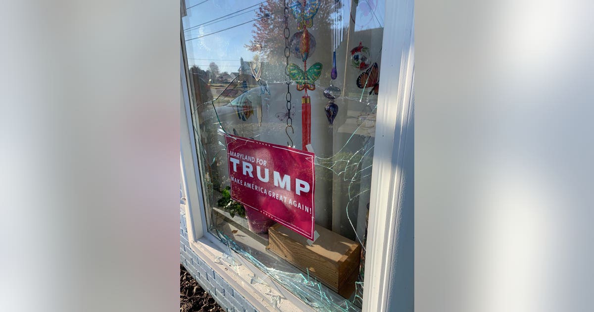 Rockville woman says someone smashed her window where 'Maryland for ...