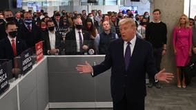 Trump anticipates ‘great night’ at campaign headquarters in Arlington
