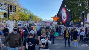 Multiple protesters arrested near White House; DC police shut down streets in area
