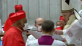 Pope elevates 13 new cardinals, including first African-American, in ceremony marked by COVID
