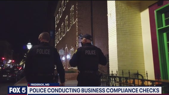 Police in Maryland conducting business compliance checks as coronavirus cases surge