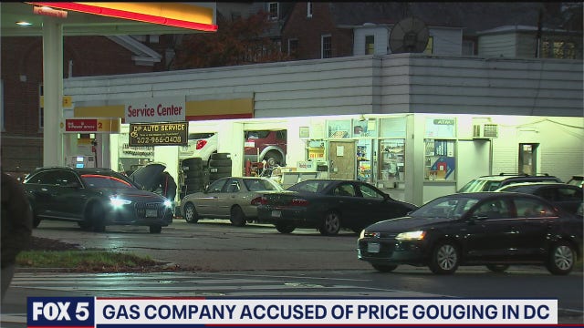 DC Attorney General sues company for alleged price gouging of gasoline