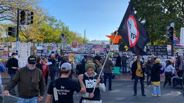 Multiple protesters arrested near White House; DC police shut down streets in area