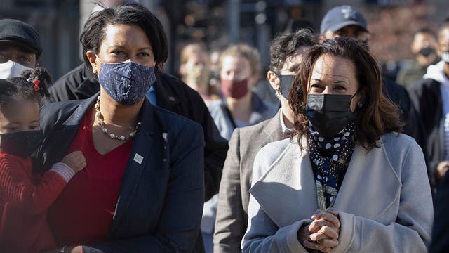 Vice President Elect Kamala Harris joins DC Mayor Muriel Bowser for Small Business Saturday shopping