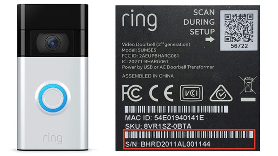 setup ring doorbell without qr code