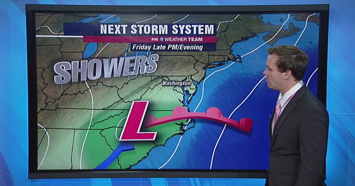 Cloudy, cool Friday with steady overnight rain moving in | FOX 5 DC