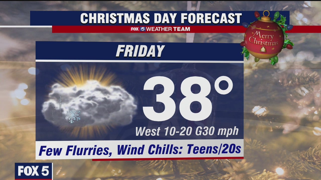 Christmas Eve Weather Forecast