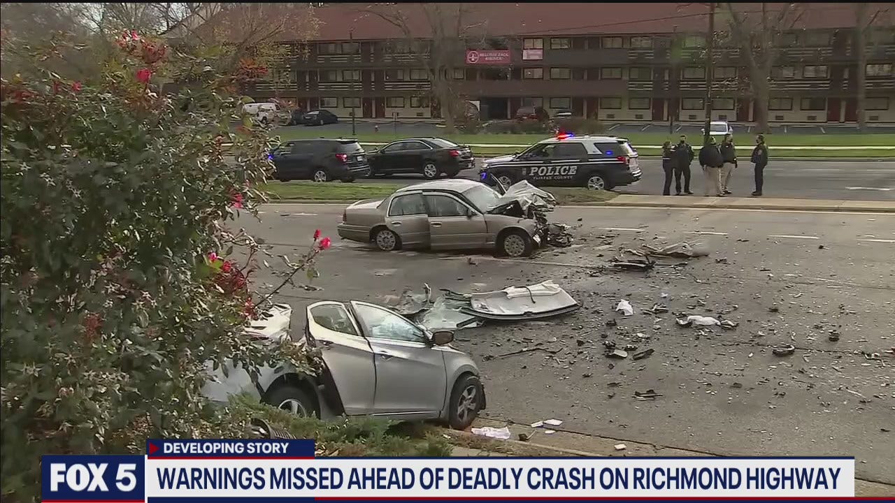 Warnings missed ahead of deadly crash on Richmond Highway