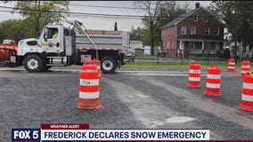 Frederick County in Maryland declares snow emergency