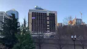 Watch Rosslyn's old Holiday Inn implode