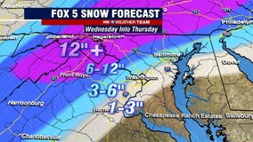 Snow storm forecast: DC region braces for midweek winter weather