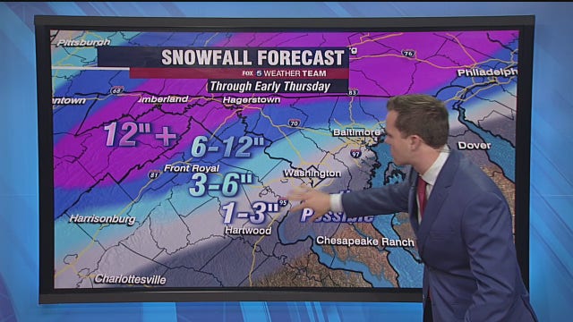 DC region braces for snow, sleet and rain as winter weather takes aim Wednesday