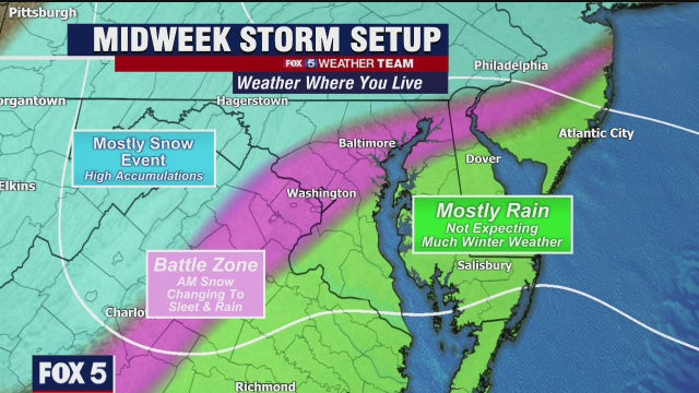 Calm before the storm Tuesday ahead of Wednesday winter weather