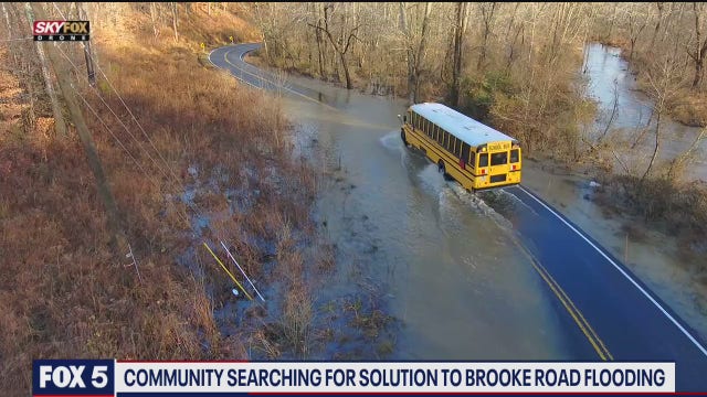 Community searching for solution to Brooke Road flooding in Stafford