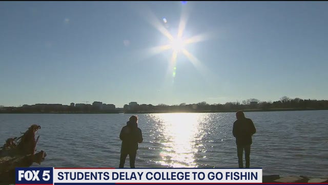 Gone fishin: Students using gap year to fish around the country make stop in DC