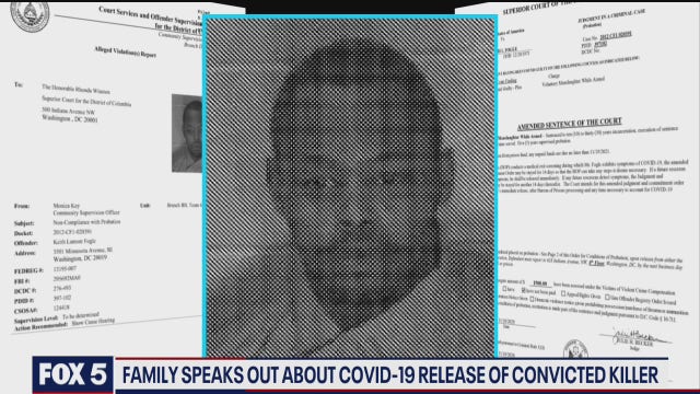 DC murder victim's mom demanding answers after convict's COVID release