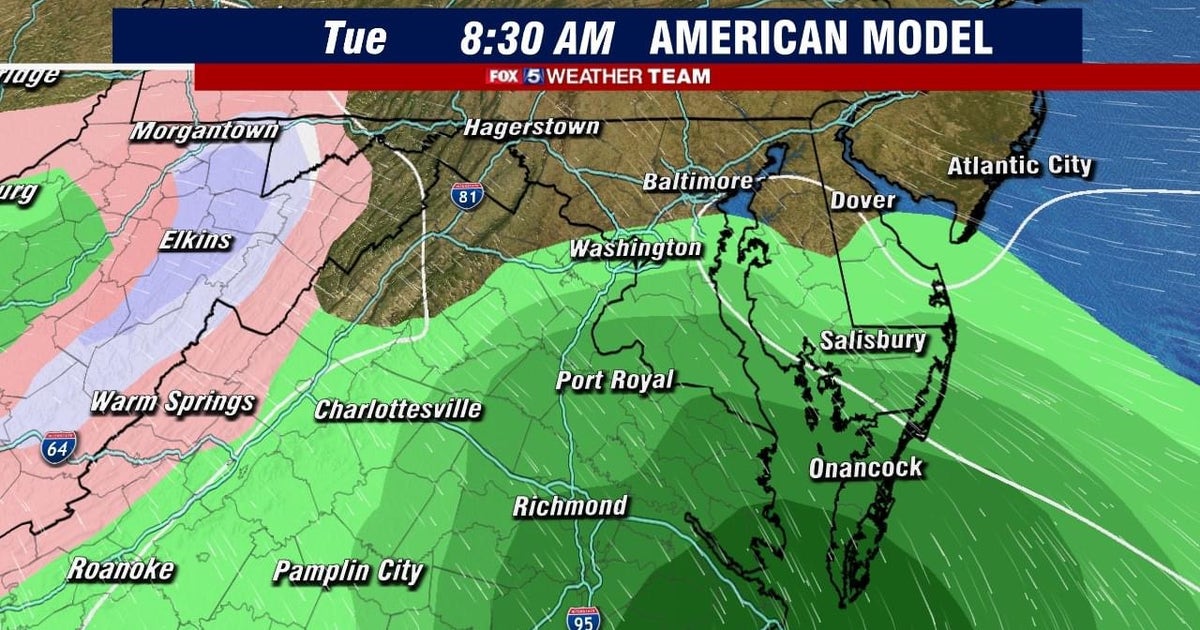 First winter storm of 2021 may bring rain, sleet or snow to parts of DC ...
