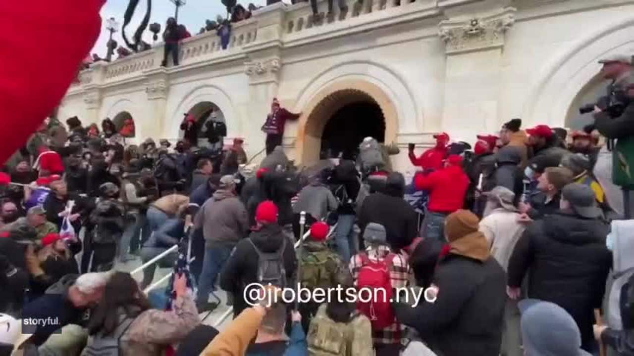 DC Police Officer Recovering After Being Dragged Down Capitol Stairs ...