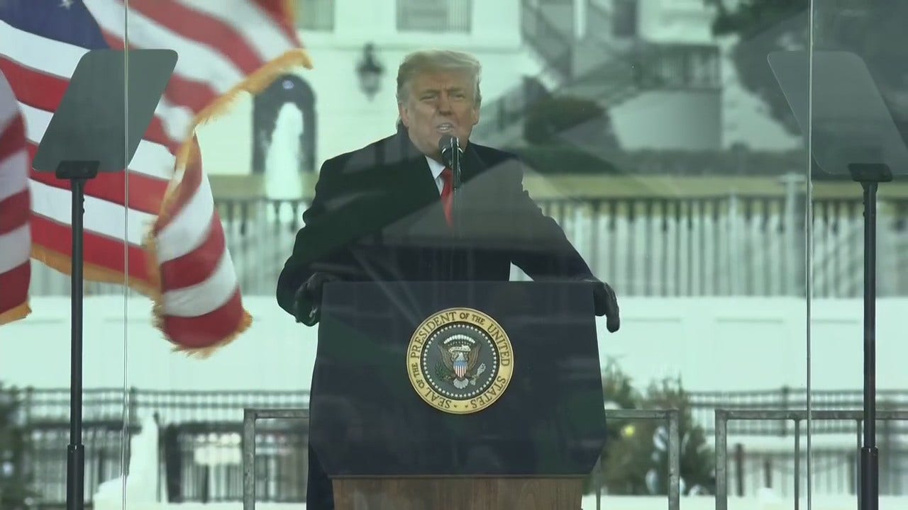 President Trump calls on crowd to go to Capitol building