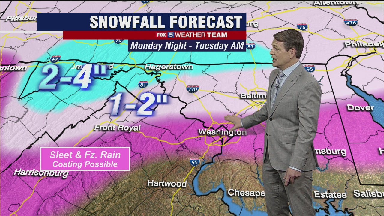 FOX 5 Weather Forecast For Monday January 25