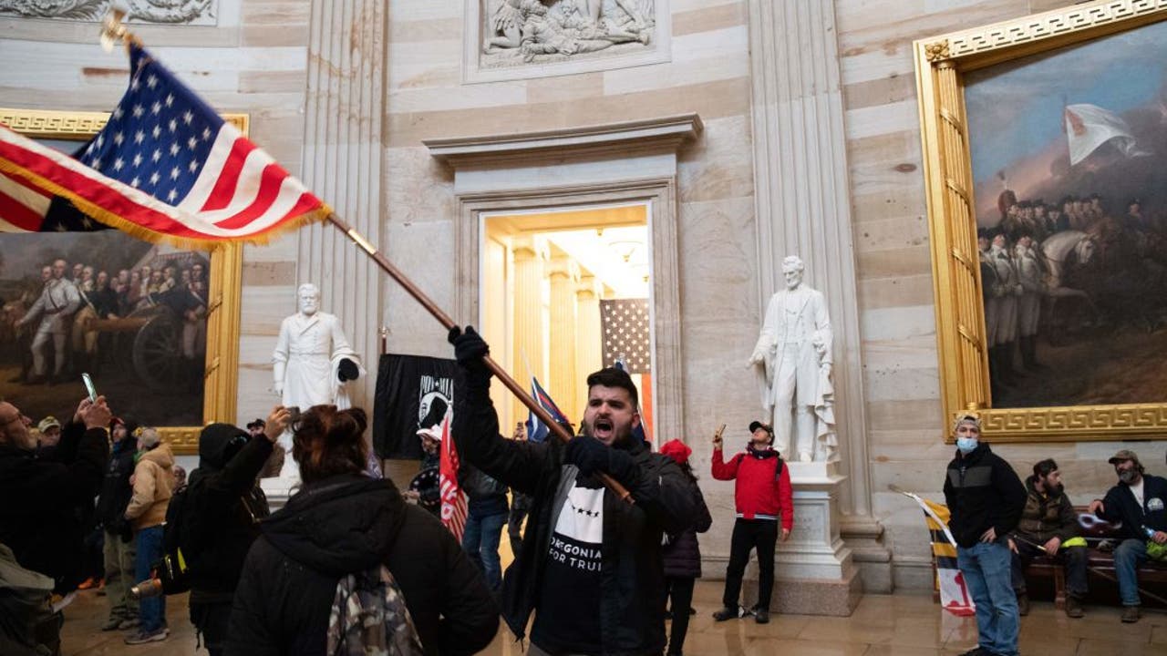 Woman shot dead at U.S. Capitol, several policemen injured after pro-Trump protesters accused construction