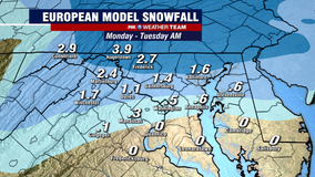 Winter weather possible Monday into Tuesday; lingering cold key to threat