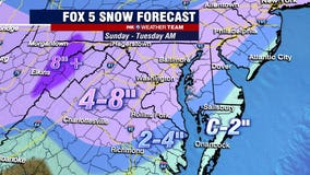 How much snow is expected? Confidence building for ‘double trouble’ winter storm Sunday and Monday