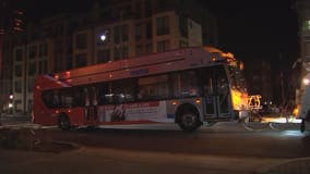 1 dead in late night crash with Metrobus in Northeast DC
