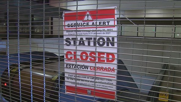 Metro closes more stations as DC security perimeter tightens ahead of inauguration