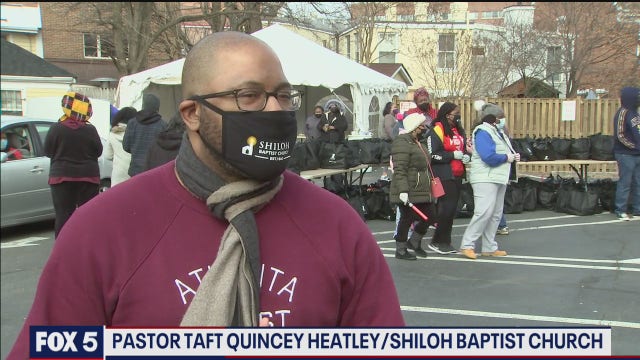 Free food distribution in Alexandria for annual MLK Day of Service