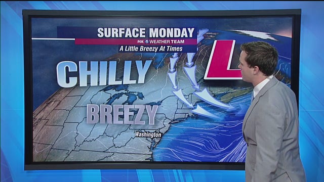 Chilly, breezy Dr. MLK Jr. Day with highs in the 40s