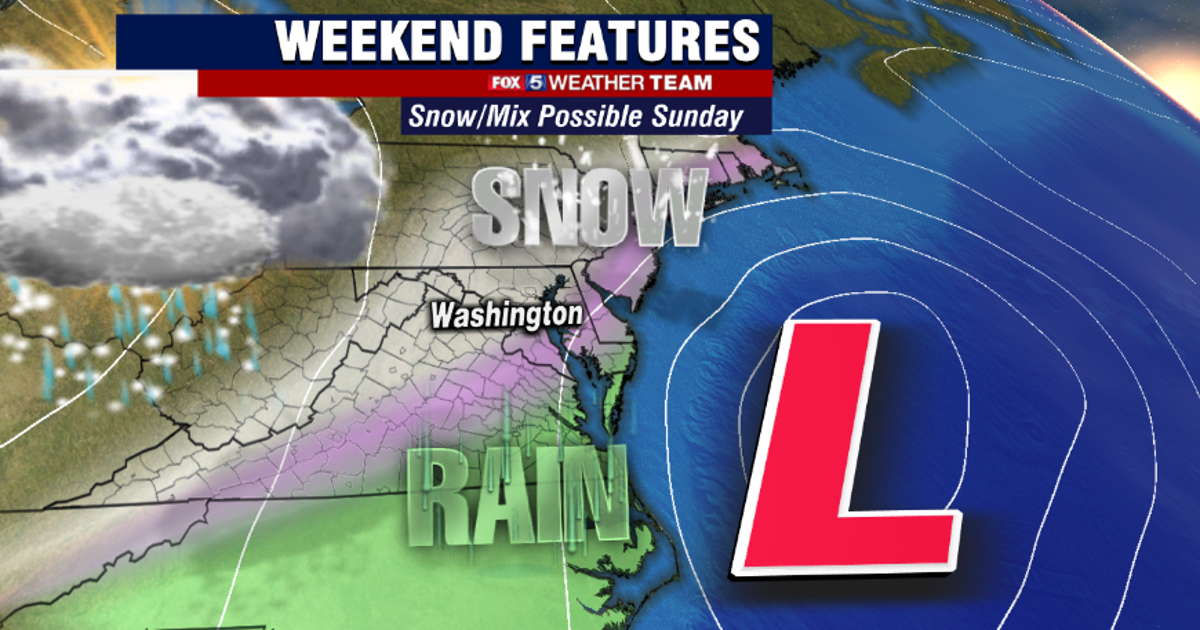 Snow possible Sunday morning across DC region | FOX 5 DC
