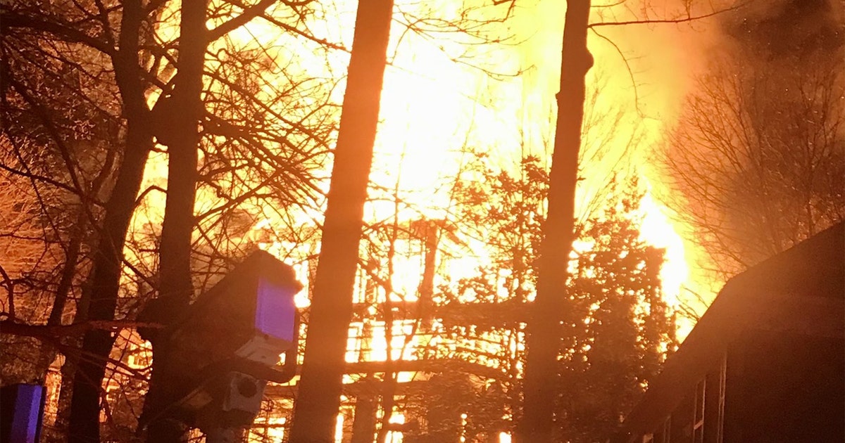Massive fire destroys home under renovation in Northwest DC | FOX 5 DC