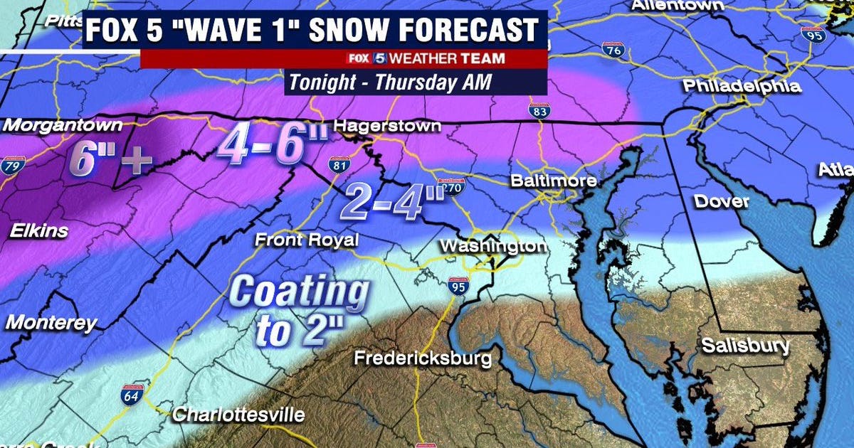 How much snow will we get and when will it start? Here’s the latest DC ...