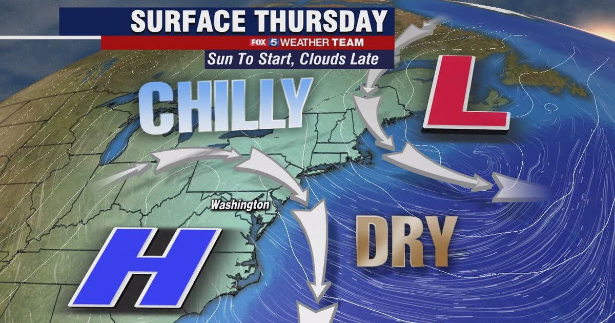 Sunny, chilly and dry Thursday with highs in the 40s; showers possible ...
