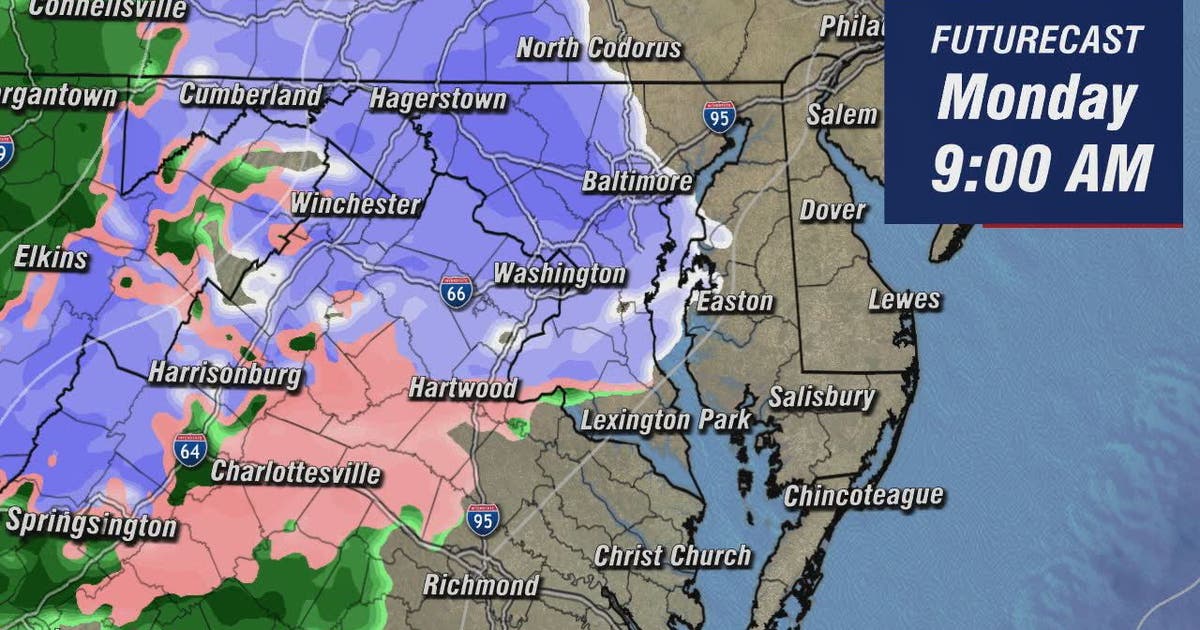 Wintry mix possible for parts of DC region Monday morning | FOX 5 DC