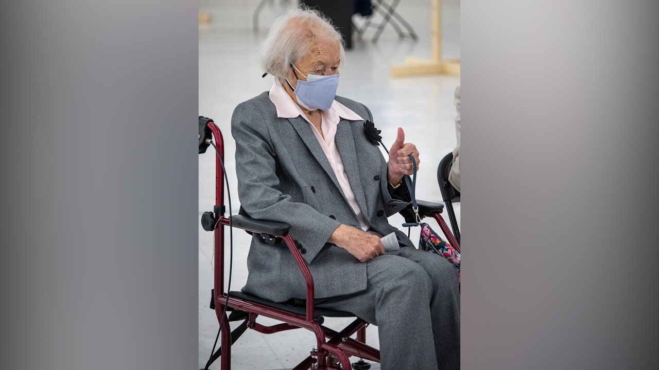 111-year-old woman says the secret to long life is wine, beer and getting the COVID-19 vaccine