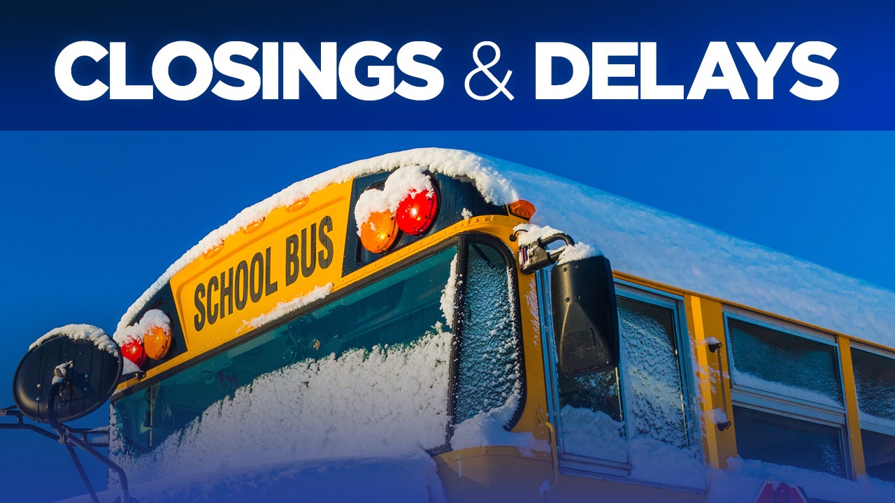School snow closings, delays and virtual announcements for Thursday