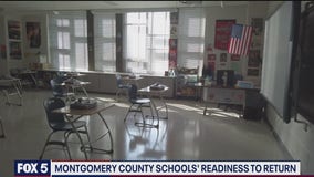 FOX 5 cameras tour a Montgomery County middle school a week before students are set to return